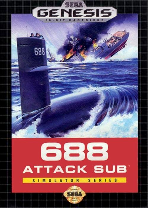 688 Attack Sub Sega Genesis Game - Gandorion Games