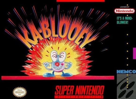 Ka-Blooey Super Nintendo Video Game SNES - Gandorion Games