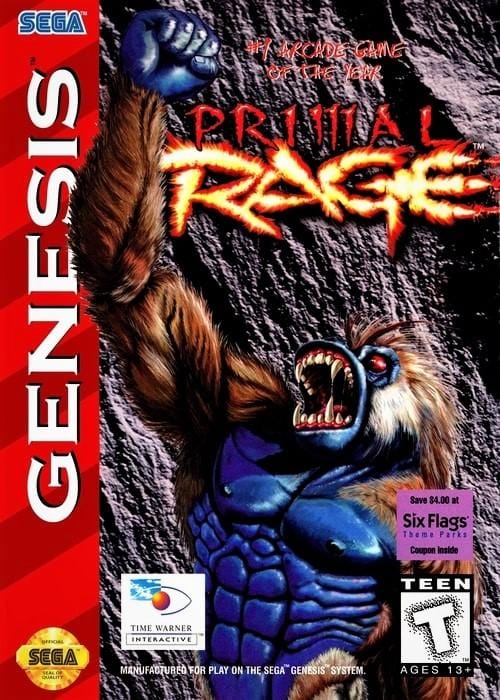 Primal Rage Sega Genesis - Gandorion Games