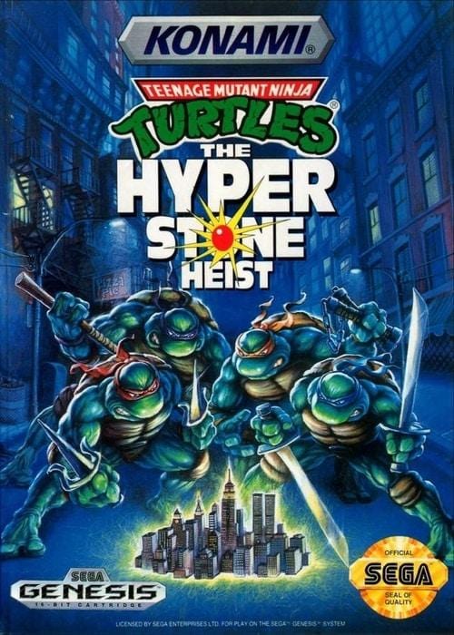 Teenage Mutant Ninja Turtles The Hyperstone Heist Sega Genesis Video Game - Gandorion Games