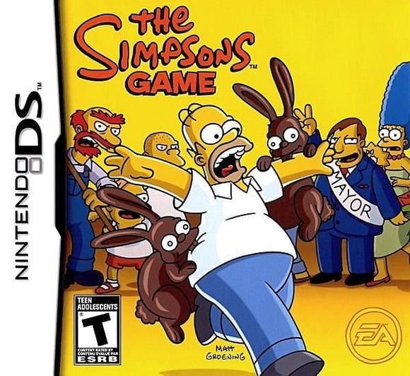 The Simpsons Game Nintendo DS Video Game
