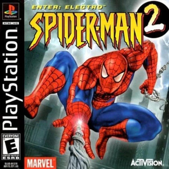 Spider-Man 2: Enter: Electro Sony PlayStation PS1 Game - Gandorion Games
