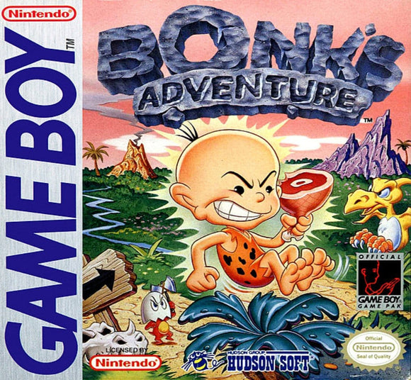 Bonk's Adventure Nintendo Game Boy.