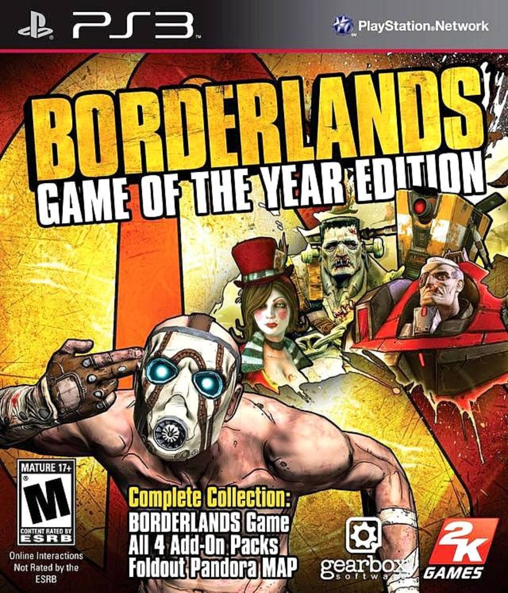 Borderlands (Game of the Year Edition) -  Sony PlayStation 3 Game.