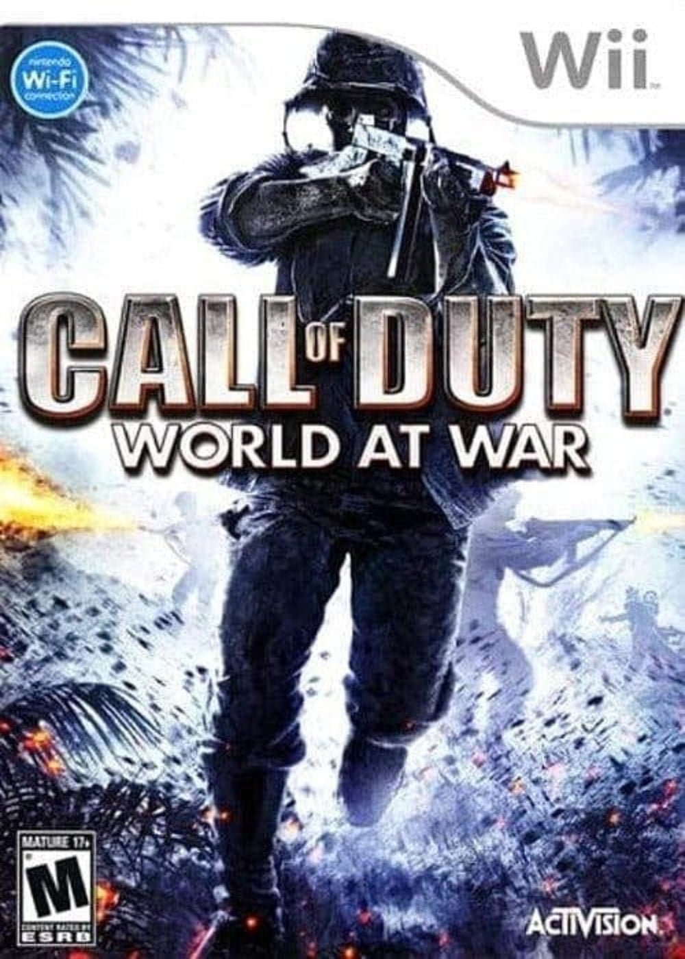 Call of Duty: World at War Nintendo Wii Game.