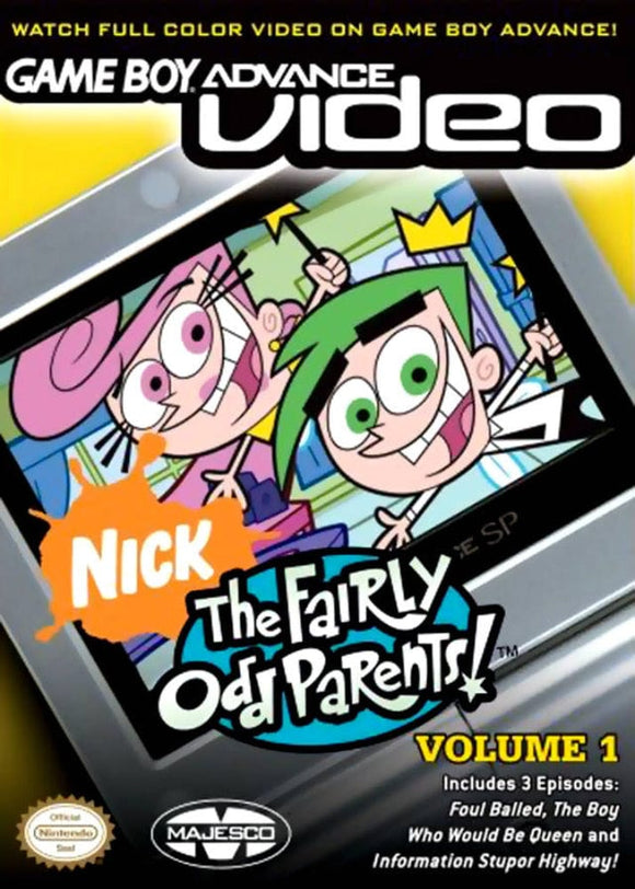 Game Boy Advance Video The Fairly OddParents!