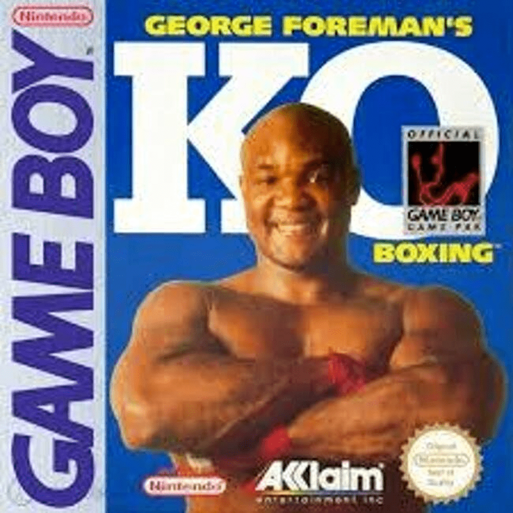 George Foreman's KO Boxing Nintendo Game Boy.
