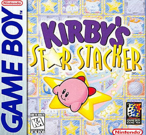 Kirby's Star Stacker Nintendo Game Boy.