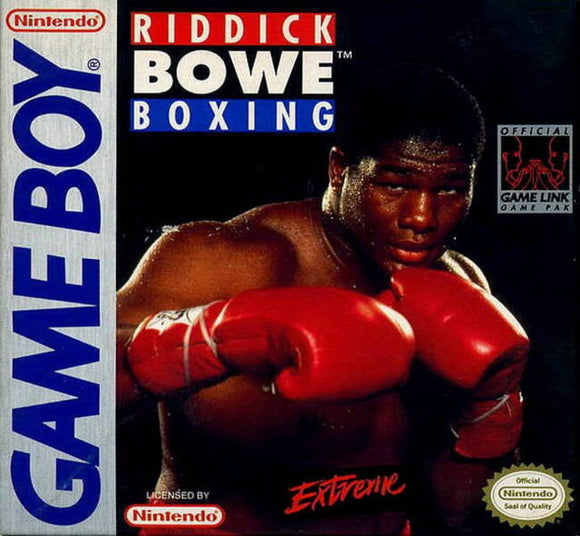 Riddick Bowe Boxing Nintendo Game Boy.