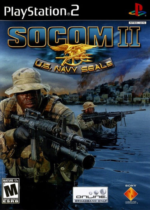 SOCOM II U.S. Navy SEALs Sony PlayStation 2.