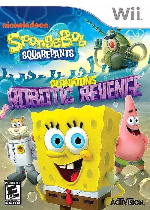 SpongeBob SquarePants Plankton's Robotic Revenge - Nintendo Wii
