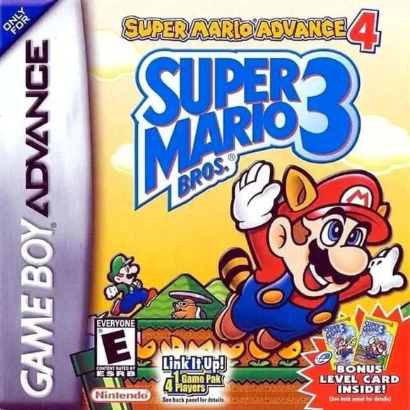 Super Mario Advance 4 Super Mario Bros. 3 Nintendo Game Boy Advance.