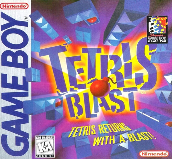 Tetris Blast Nintendo Game Boy.