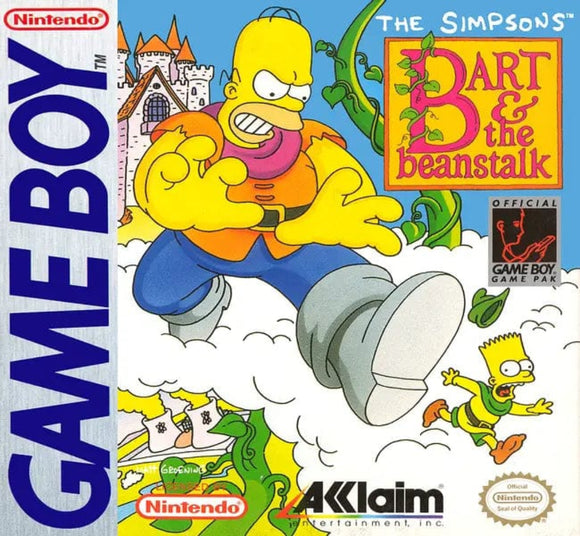 The Simpsons: Bart & the Beanstalk Nintendo Game Boy.
