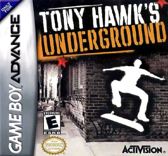 Tony Hawk's Underground Nintendo Game Boy Advance.