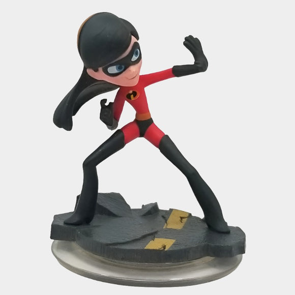 Violet Disney Infinity Incredibles video game collectible character figure for versions 1.0, 2.0, and 3.0.