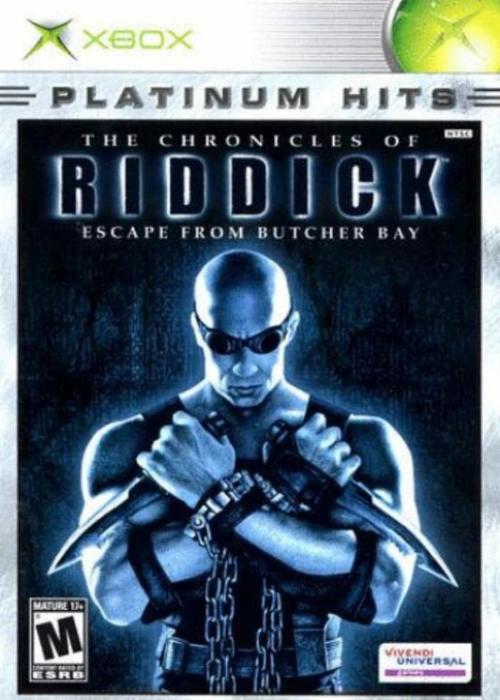 Chronicles of Riddick Escape From Butcher Bay Platinum Hits Microsoft Xbox Game