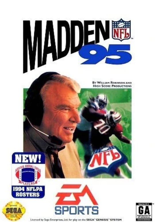 Madden NFL 95 Sega Genesis - Gandorion Games