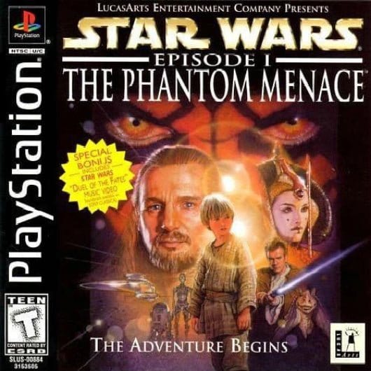 Star Wars Episode I The Phantom Menace PlayStation Game