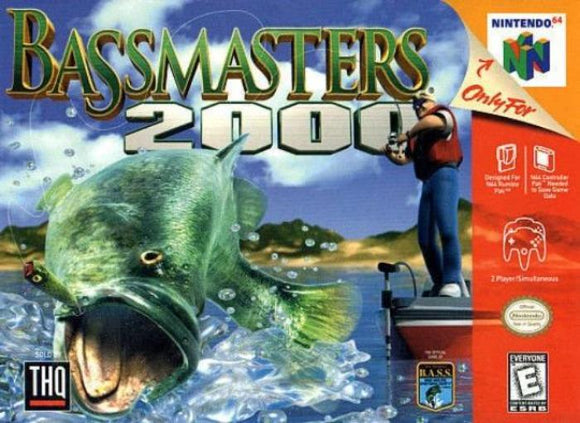 Bass Masters 2000 Nintendo 64 Video Game N64 - Gandorion Games