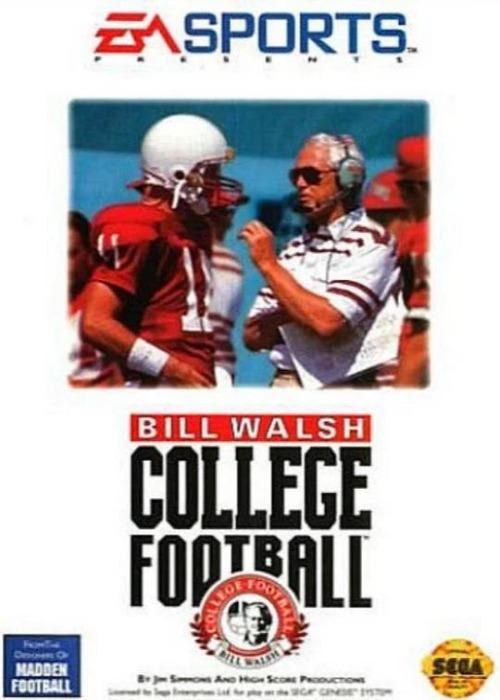 Bill Walsh College Football Sega Genesis Game - Gandorion Games