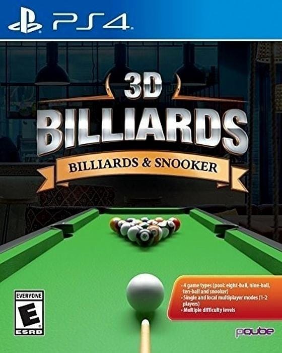 3D Billiards: Billiards & Snooker - Sony PlayStation 4.