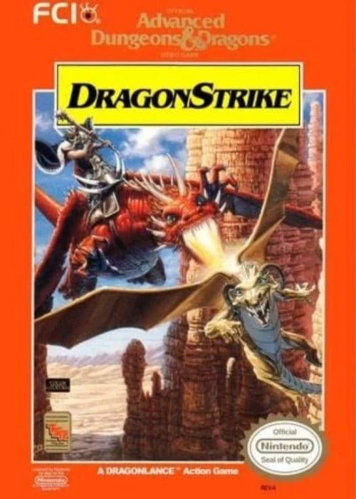 Advanced Dungeons & Dragons: DragonStrike Nintendo NES Video Game - Gandorion Games