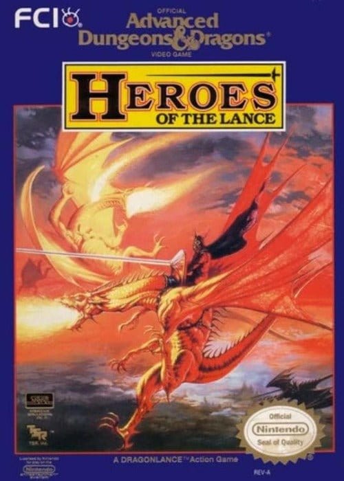 Advanced Dungeons & Dragons: Heroes of the Lance Nintendo NES Video Game - Gandorion Games