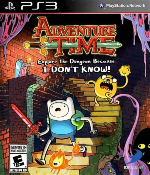 Adventure Time Explore the Dungeon Because I Don't Know Sony PlayStation 3 Video Game PS3 - Gandorion Games