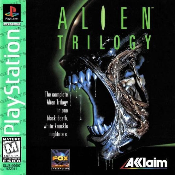 Alien Trilogy Sony PlayStation Game PS1 - Gandorion Games