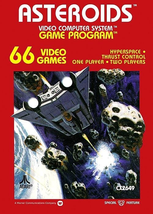 Asteroids Atari 2600 Video Game - Gandorion Games