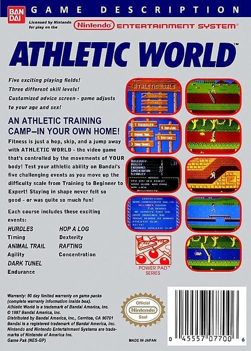 Athletic World NES - Prix - Photo - Présentation Athletic World NES - Prix - Photo - Présentation