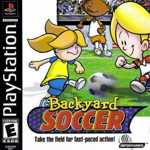 Backyard Soccer Sony PlayStation Game PS1 - Gandorion Games
