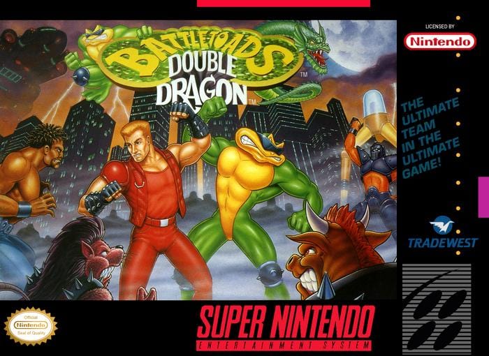 Battletoads and Double Dragon The Ultimate Team Super Nintendo Video Game SNES - Gandorion Games