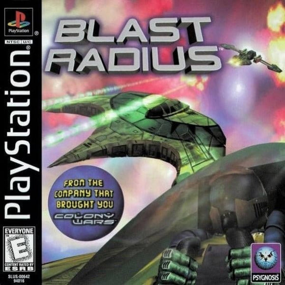 Blast Radius Sony PlayStation Game PS1 - Gandorion Games