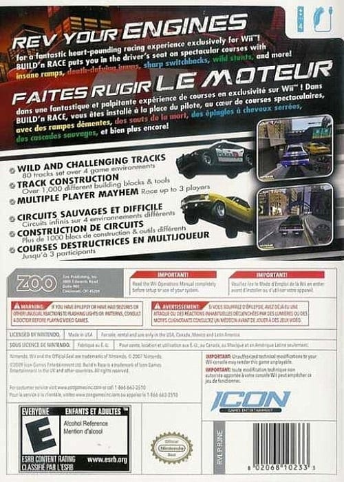 Build 'n Race Nintendo Wii Gandorion Games