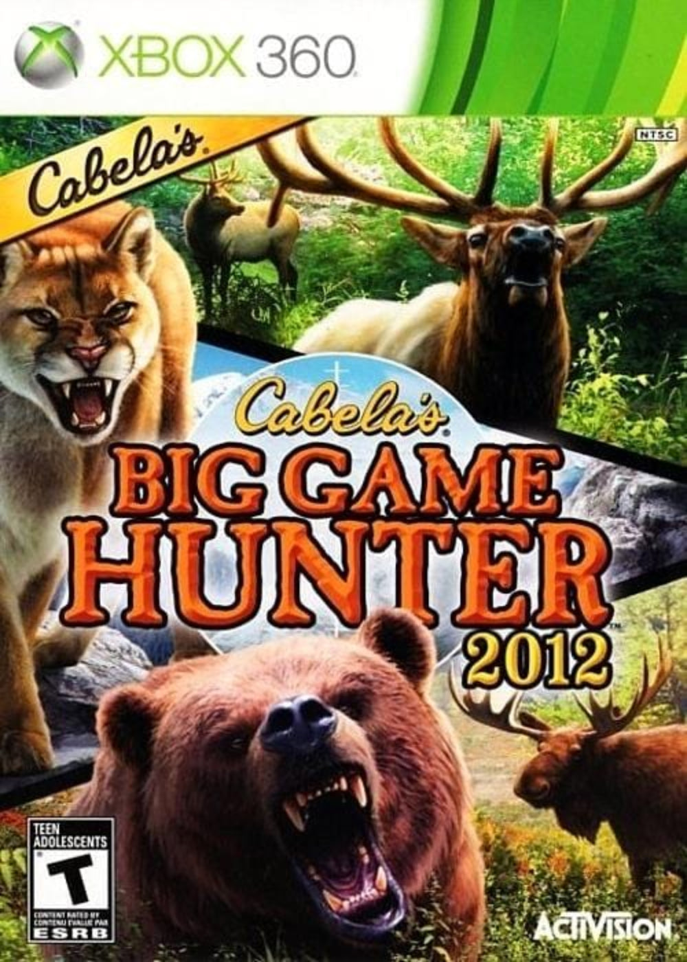 Cabela's Big Game Hunter 2012 Microsoft Xbox 360 Game.