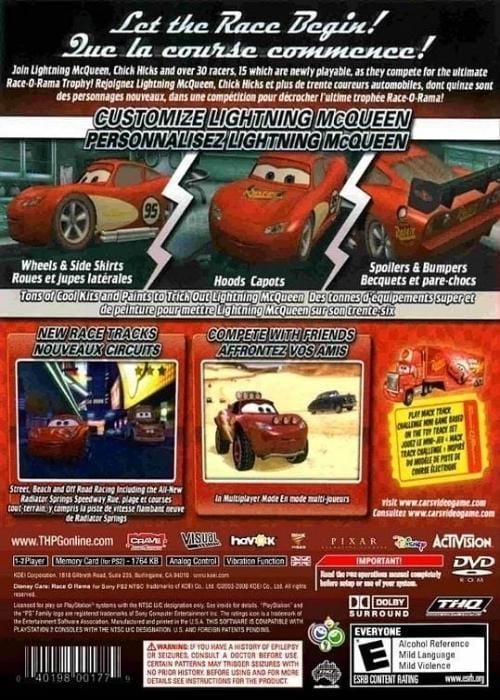 Cars Race-O-Rama - Gameplay PS2 Full HD