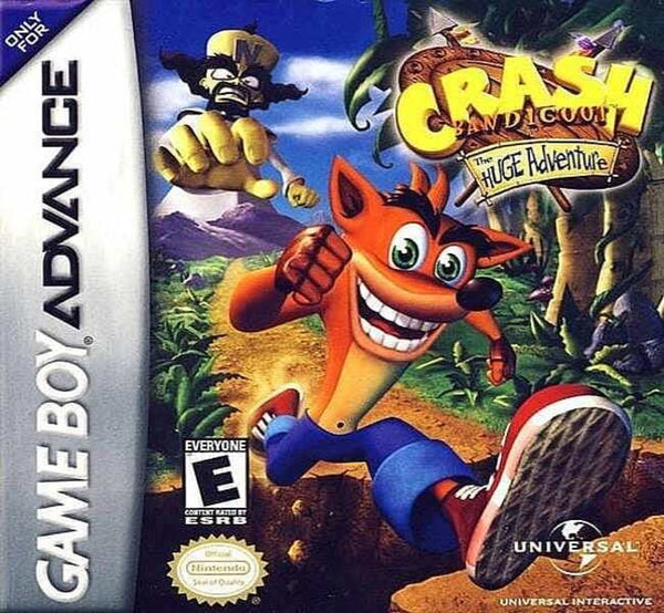 Crash Bandicoot: The Huge Adventure Nintendo Game Boy Advance