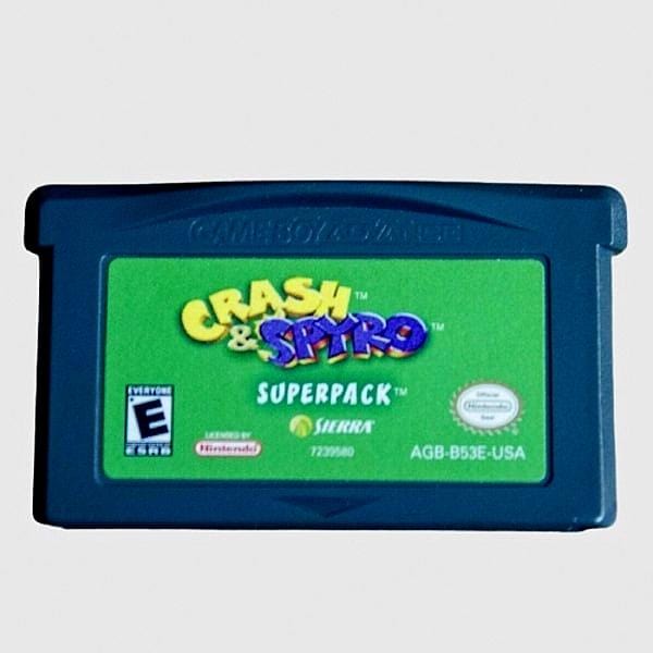 Jeu CRASH & SPYRO SUPERPACK Vol. 3 Nintendo GAMEBOY ADVANCE GBA Jeu CRASH & SPYRO SUPERPACK Vol. 3 Nintendo GAMEBOY ADVANCE GBA