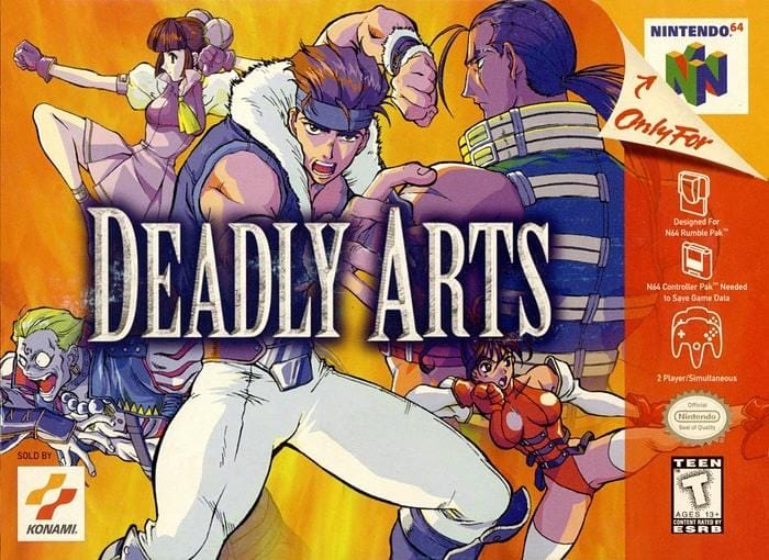 Deadly Arts Nintendo 64 Video Game N64 - Gandorion Games
