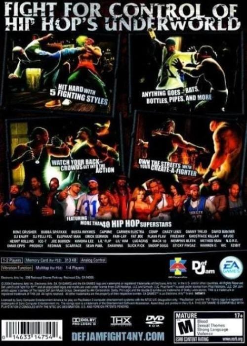 Def Jam: Fight For NY - PS2 – Games A Plunder