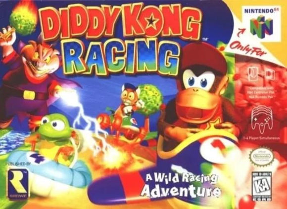 Diddy Kong Racing Nintendo 64 Video Game N64 | Gandorion Games