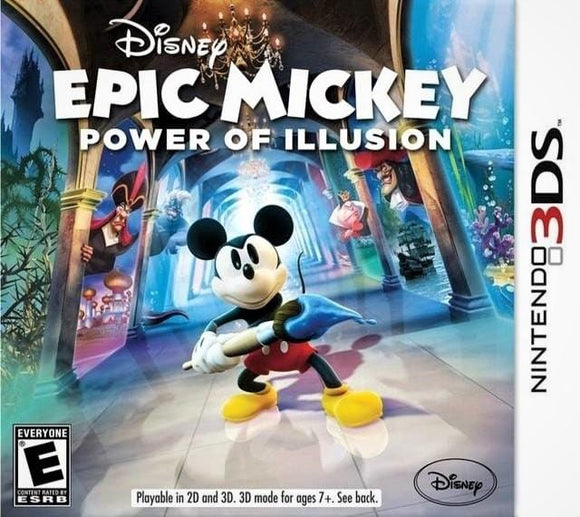 Disney Epic Mickey The Power of Illusion Nintendo 3DS Game - Gandorion Games