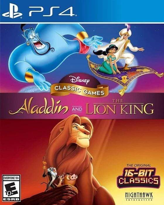 Disney Classic Games: Aladdin and the Lion King Sony PlayStation 4 Video Game PS4 - Gandorion Games
