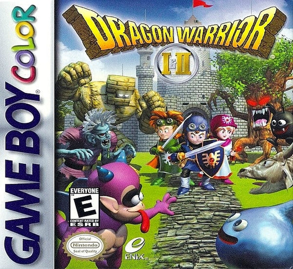 Dragon Warrior I & II - Game Boy Color - Gandorion Games