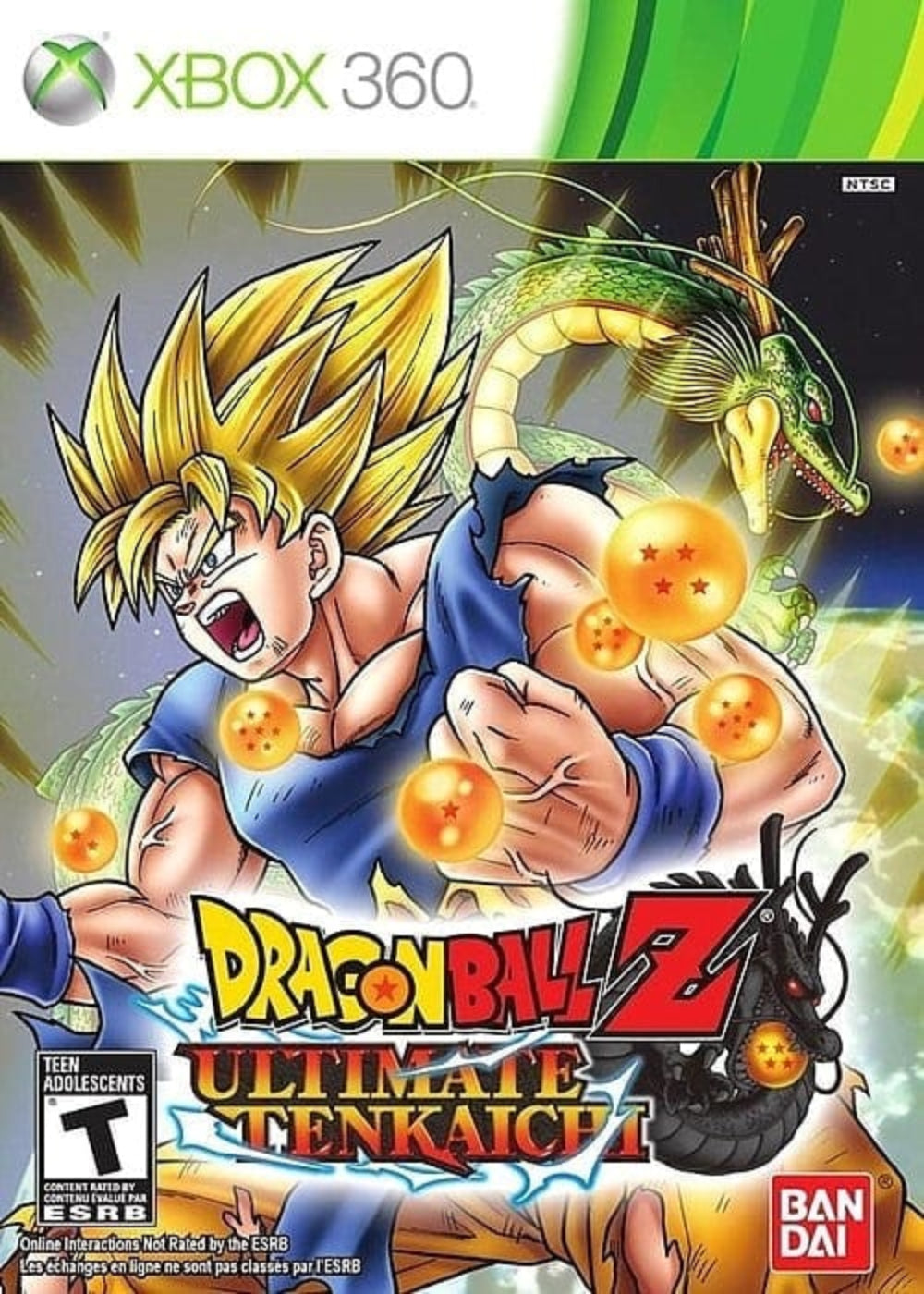 Dragon Ball Z: Ultimate Tenkaichi Microsoft Xbox 360 Game.