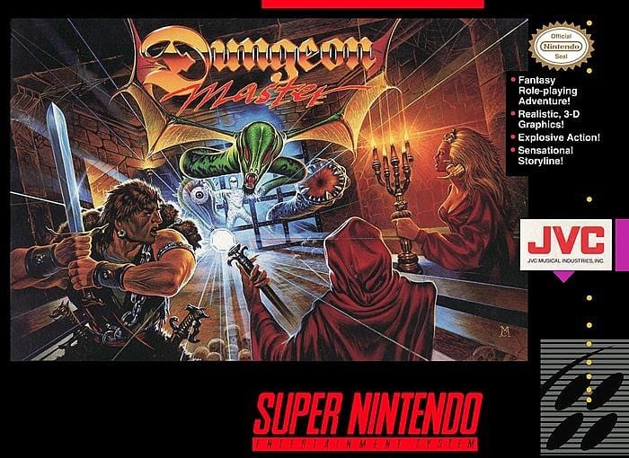 Dungeon Master Super Nintendo Video Game SNES - Gandorion Games