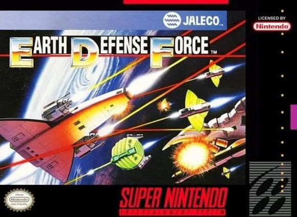 Earth Defense Force Super Nintendo Video Game SNES - Gandorion Games