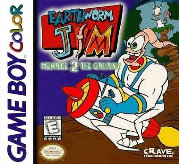 Earthworm Jim: Menace 2 the Galaxy - Game Boy Color - Gandorion Games